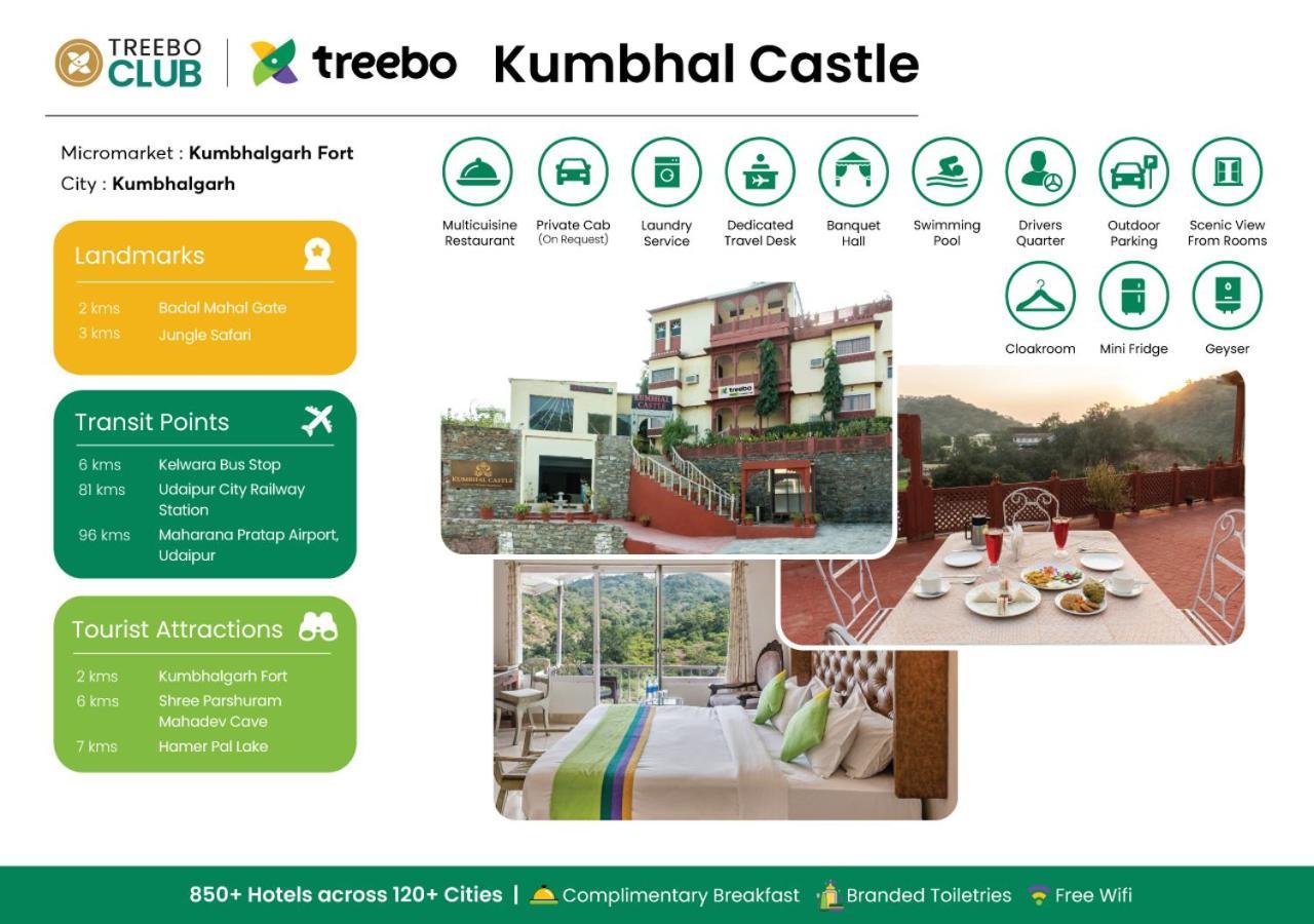 Treebo Kumbhal Castle, 2 Km From Kumbalgarh Fort Kumbhalgarh Zewnętrze zdjęcie